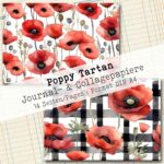 Poppy Tartan, Journal- & Collagepapiere, 14 Seiten [Digital] – Bild 9