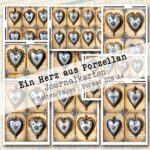 Ein Herz aus Porzellan, Journal Karten, 9 Seiten [Digital]