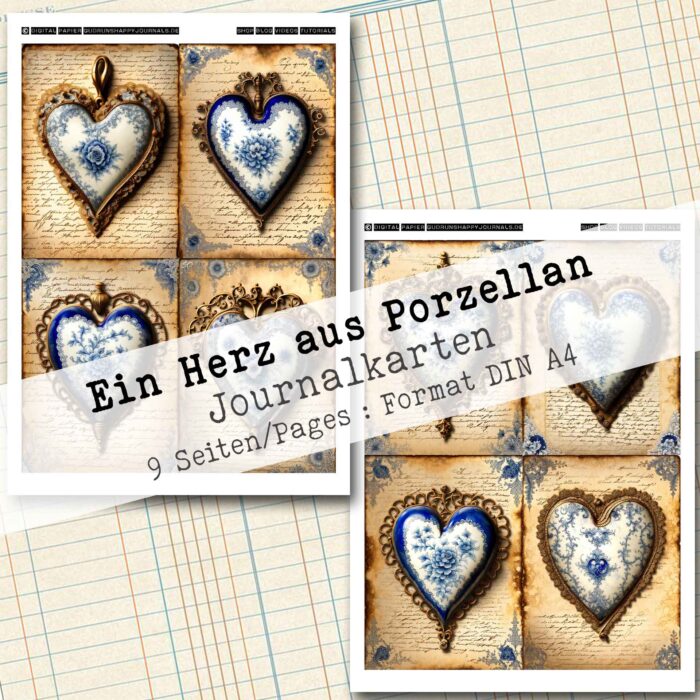 Ein Herz aus Porzellan, Journal Karten, 9 Seiten [Digital] – Bild 6