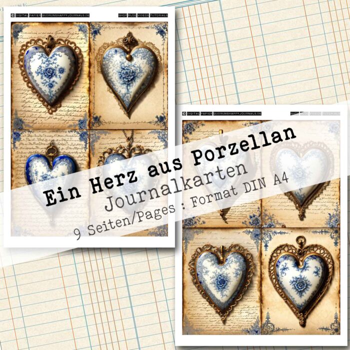 Ein Herz aus Porzellan, Journal Karten, 9 Seiten [Digital] – Bild 5