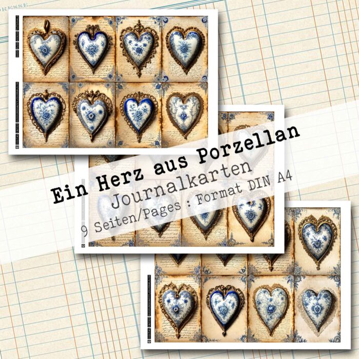 Ein Herz aus Porzellan, Journal Karten, 9 Seiten [Digital] – Bild 3