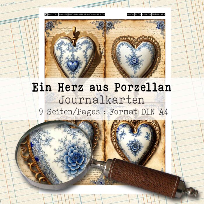 Ein Herz aus Porzellan, Journal Karten, 9 Seiten [Digital] – Bild 2