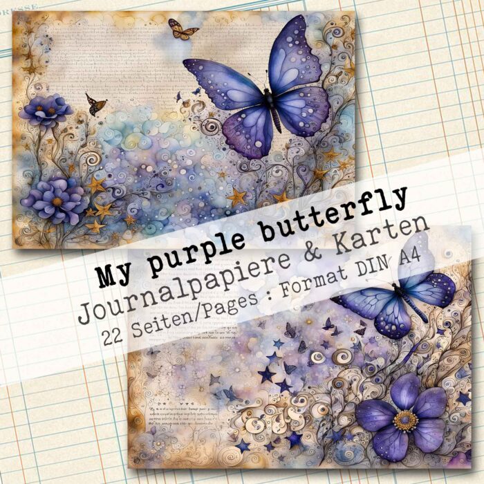 My purple butterfly, Journalpapiere & Karten, 22 Seiten [Digital] – Bild 9