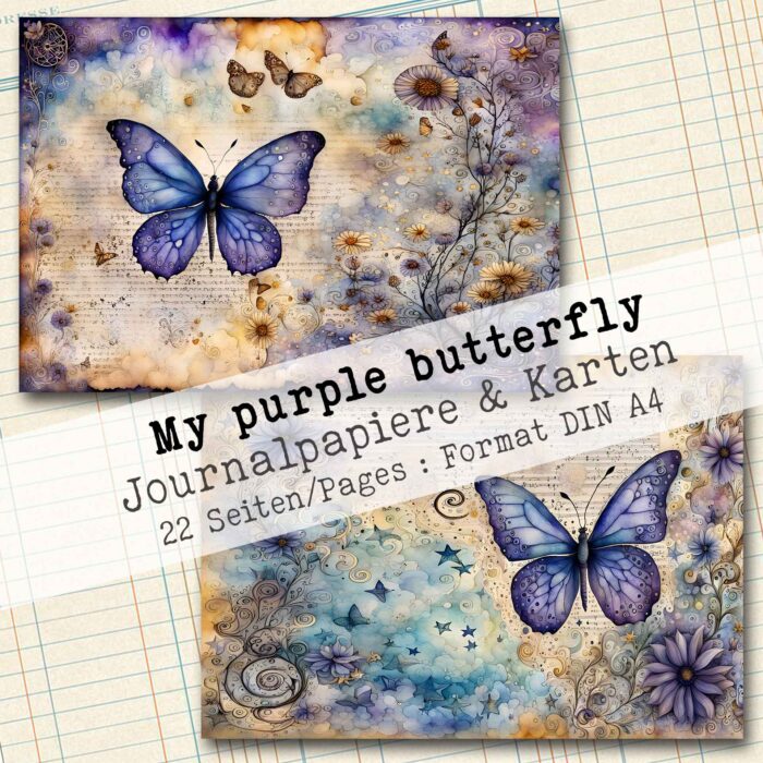 My purple butterfly, Journalpapiere & Karten, 22 Seiten [Digital] – Bild 6