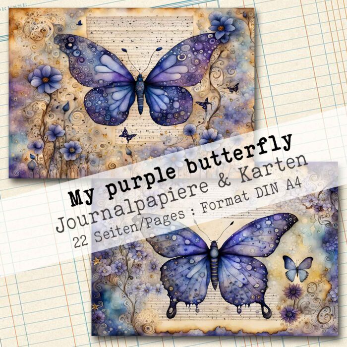 My purple butterfly, Journalpapiere & Karten, 22 Seiten [Digital] – Bild 4