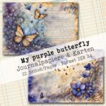 My purple butterfly, Journalpapiere & Karten, 22 Seiten [Digital] – Bild 8