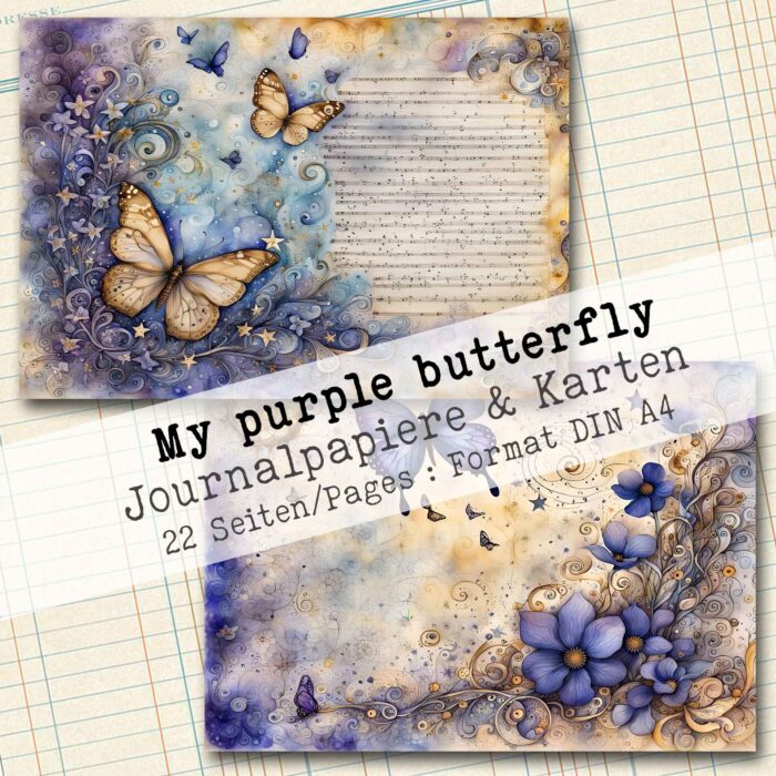 My purple butterfly, Journalpapiere & Karten, 22 Seiten [Digital] – Bild 8