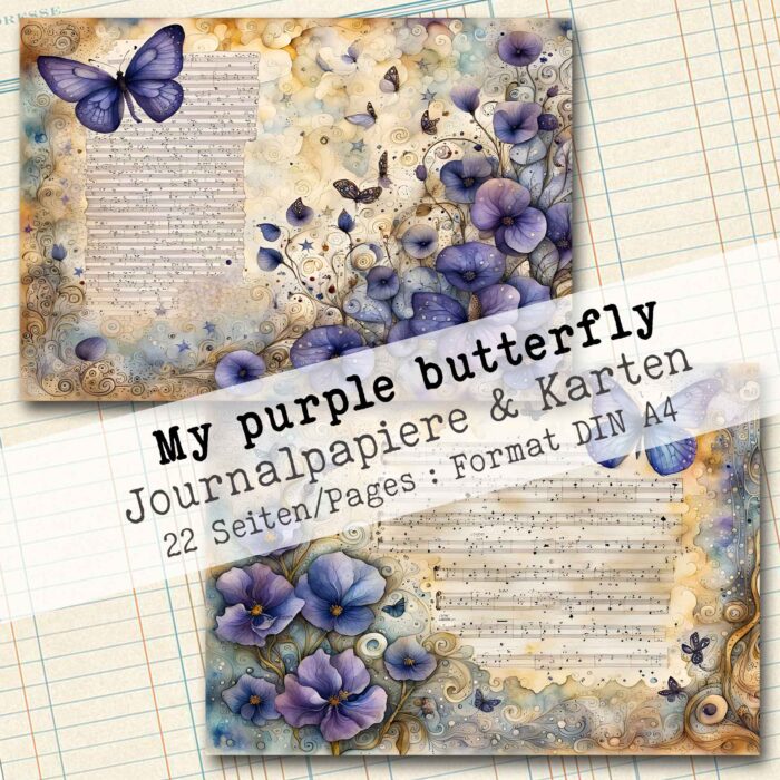 My purple butterfly, Journalpapiere & Karten, 22 Seiten [Digital] – Bild 7