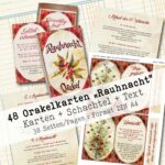 Orakelkarten "Rauhnacht", Bastelset, 38 Seiten [Digital]