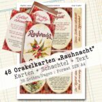 Orakelkarten "Rauhnacht", Bastelset, 38 Seiten [Digital] – Bild 5