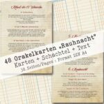 Orakelkarten "Rauhnacht", Bastelset, 38 Seiten [Digital] – Bild 3