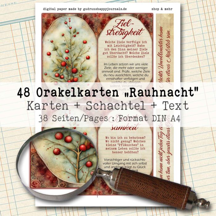 Orakelkarten "Rauhnacht", Bastelset, 38 Seiten [Digital] – Bild 2
