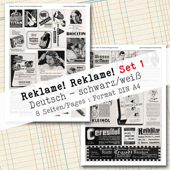Reklame! Reklame! Set 1, Collage + Fussy Cut, 8 Seiten [Digital] – Bild 4