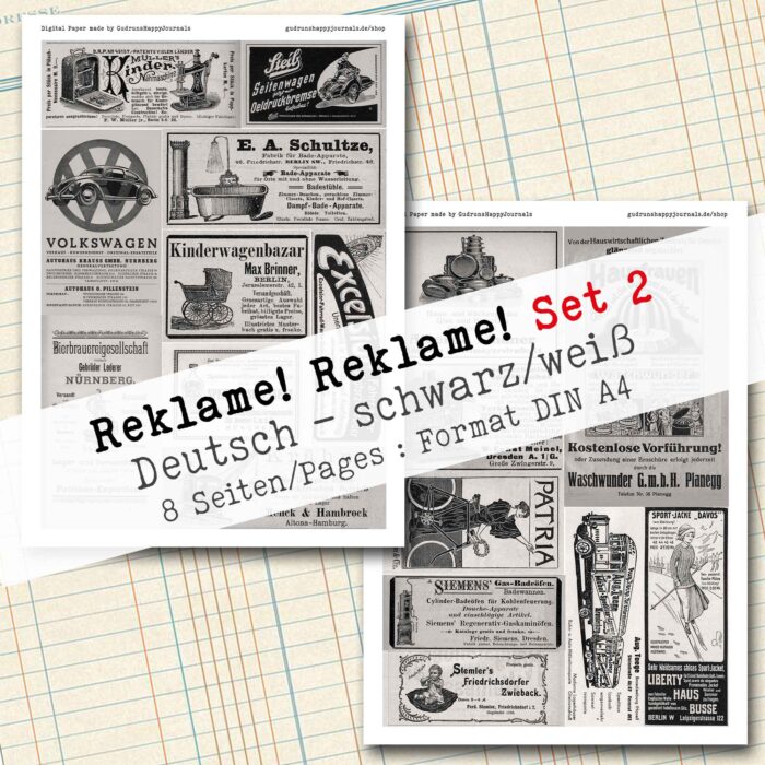 Reklame! Reklame! Set 2, Collage + Fussy Cut, 8 Seiten [Digital] – Bild 6