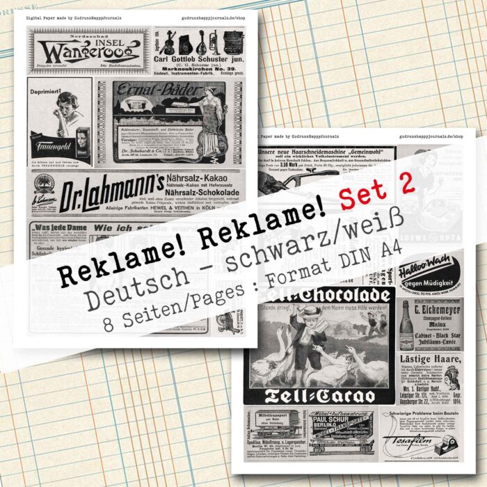 Reklame! Reklame! Set 2, Collage + Fussy Cut, 8 Seiten [Digital] – Bild 4