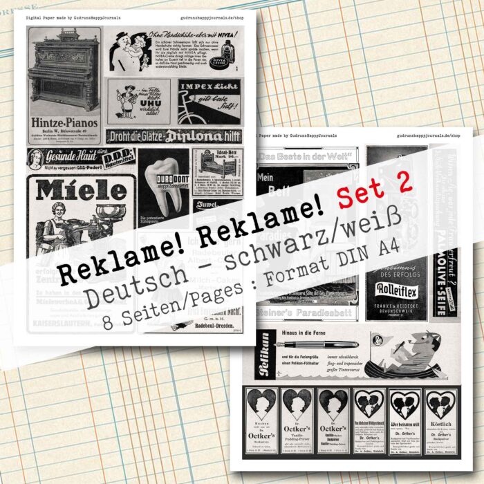 Reklame! Reklame! Set 2, Collage + Fussy Cut, 8 Seiten [Digital] – Bild 3