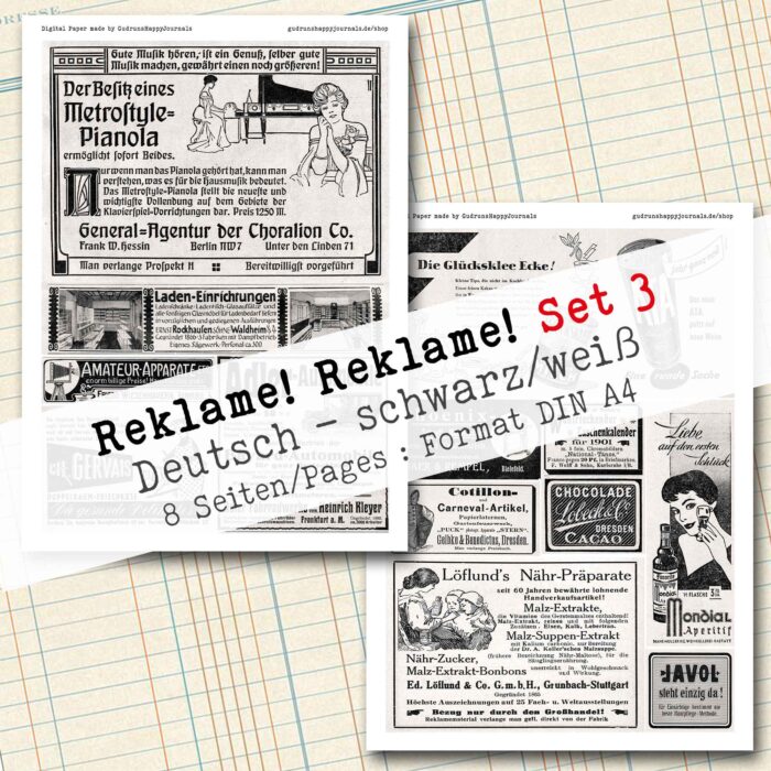 Reklame! Reklame! Set 3, Collage + Fussy Cut, 8 Seiten [Digital] – Bild 4