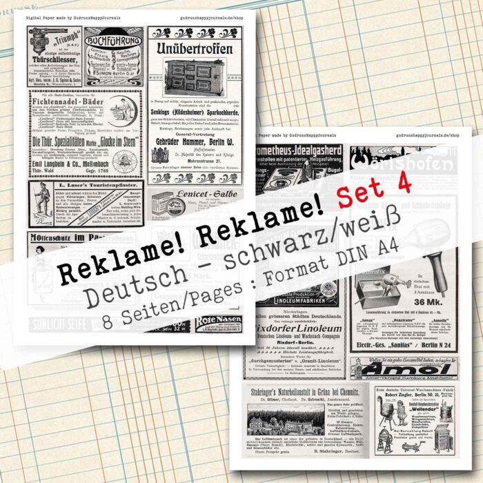 Reklame! Reklame! Set 4, Collage + Fussy Cut, 8 Seiten [Digital] – Bild 6