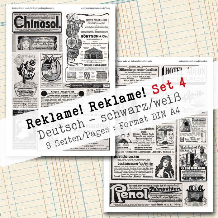 Reklame! Reklame! Set 4, Collage + Fussy Cut, 8 Seiten [Digital] – Bild 5