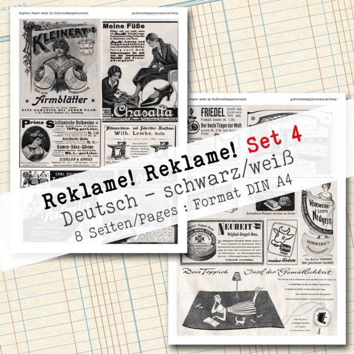 Reklame! Reklame! Set 4, Collage + Fussy Cut, 8 Seiten [Digital] – Bild 4