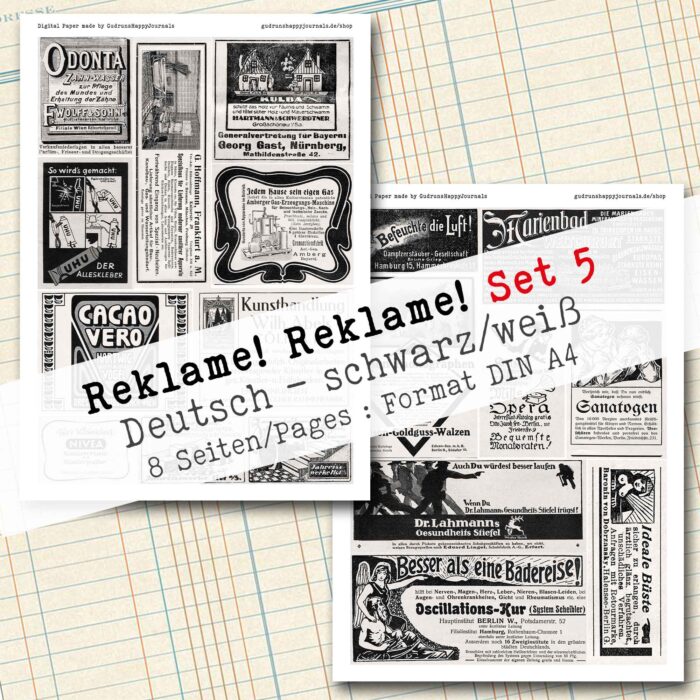 Reklame! Reklame! Set 5, Collage + Fussy Cut, 8 Seiten [Digital] – Bild 5