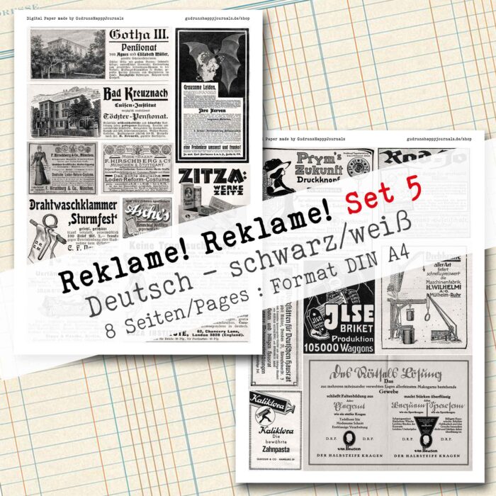 Reklame! Reklame! Set 5, Collage + Fussy Cut, 8 Seiten [Digital] – Bild 4
