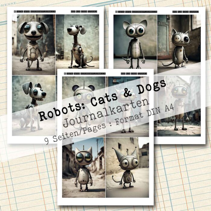 Robots: Cats & Dogs, Journal Karten, 9 Seiten [Digital] – Bild 5