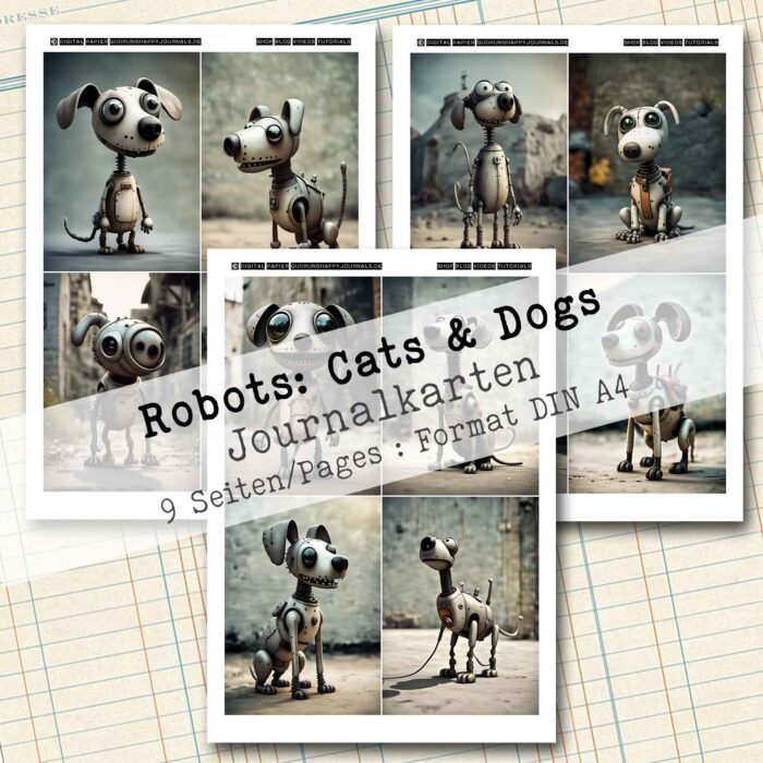 Robots: Cats & Dogs, Journal Karten, 9 Seiten [Digital] – Bild 4