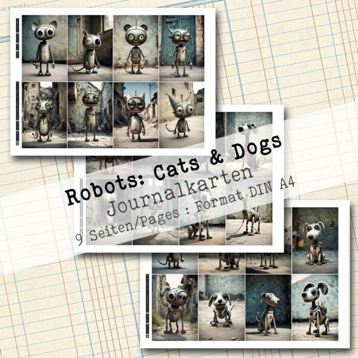 Robots: Cats & Dogs, Journal Karten, 9 Seiten [Digital] – Bild 3