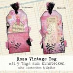 Handgefertigter Tag mit Extras