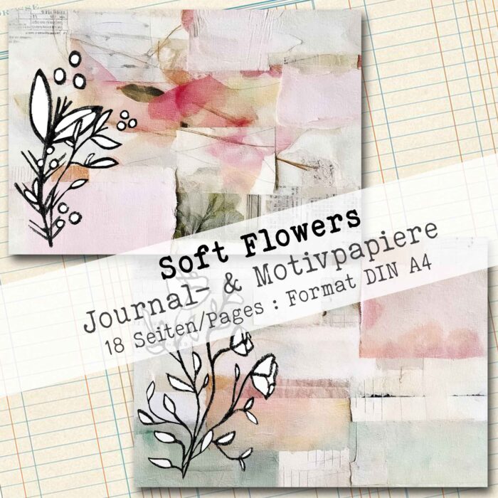 Soft Flowers, Journal- & Motivpapiere, 18 Seiten [Digital] – Bild 8