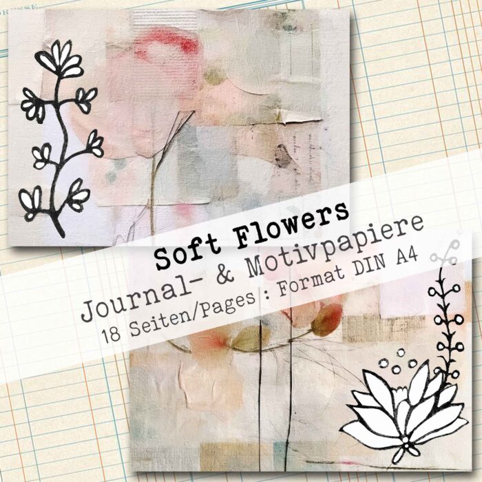 Soft Flowers, Journal- & Motivpapiere, 18 Seiten [Digital] – Bild 7