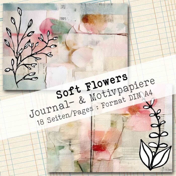 Soft Flowers, Journal- & Motivpapiere, 18 Seiten [Digital] – Bild 6