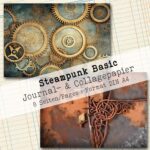Steampunk Basic, Journal- & Collagepapier, 8 Seiten [Digital] – Bild 6
