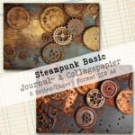 Steampunk Basic, Journal- & Collagepapier, 8 Seiten [Digital] – Bild 4
