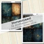 Sternenhimmel, Journal Karten, 6 Seiten [Digital] – Bild 3