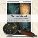 Sternenhimmel, Journal Karten, 6 Seiten [Digital] – Bild 2