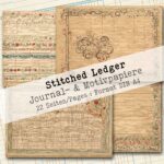 Stitched Ledger, Journal- & Motivpapier, 22 Seiten [Digital] – Bild 4