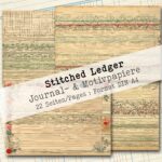 Stitched Ledger, Journal- & Motivpapier, 22 Seiten [Digital] – Bild 5