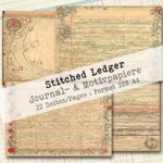 Stitched Ledger, Journal- & Motivpapier, 22 Seiten [Digital] – Bild 6