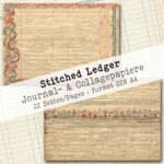 Stitched Ledger, Journal- & Motivpapier, 22 Seiten [Digital] – Bild 3