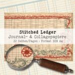 Stitched Ledger, Journal- & Motivpapier, 22 Seiten [Digital] – Bild 2