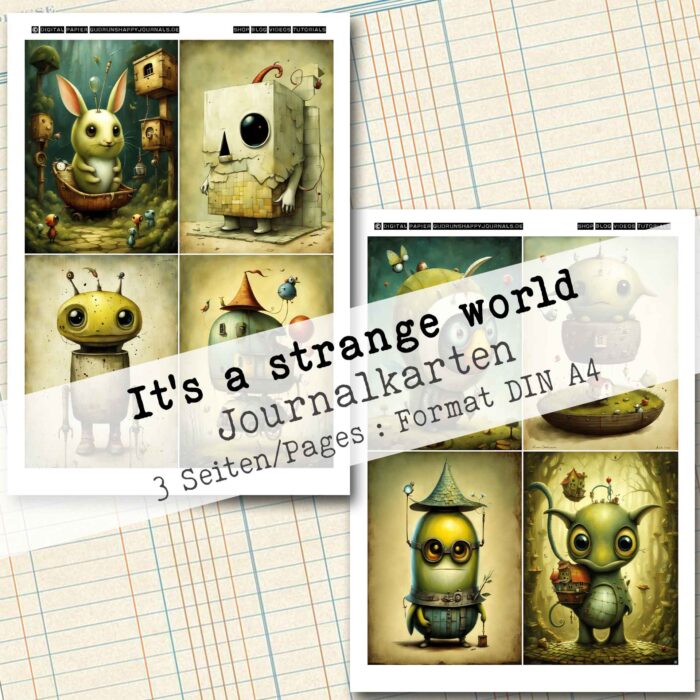 Strange World, Journal Karten, 3 Seiten [Digital] – Bild 4