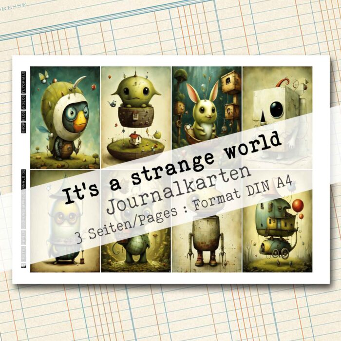 Strange World, Journal Karten, 3 Seiten [Digital] – Bild 3