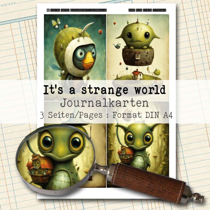 Strange World, Journal Karten, 3 Seiten [Digital] – Bild 2