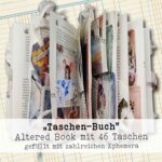 Das “Taschen-Buch”, Altered Book mit 46 gefüllten Taschen – Bild 3