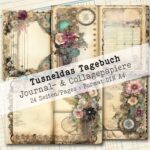 Tusneldas Tagebuch, Journal- & Collagepapier, 24 Seiten [Digital] – Bild 5