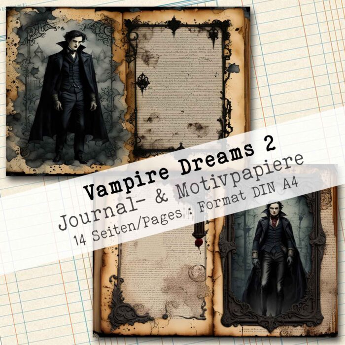 Vampire Dreams - Vampire, Journal- & Motivpapiere, 14 Seiten [Digital] – Bild 8