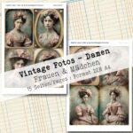 Vintage Porträt Fotos - Frauen & Mädchen, 15 Seiten [Digital] – Bild 9