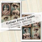 Vintage Porträt Fotos - Frauen & Mädchen, 15 Seiten [Digital] – Bild 6